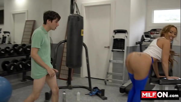 Teen boy fucking two horny big tit mature sluts in the gym – Ryan Keely, Richelle Ryan, Ricky Spanish