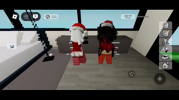 Foda natalina com duas mães Noel no brookhaven