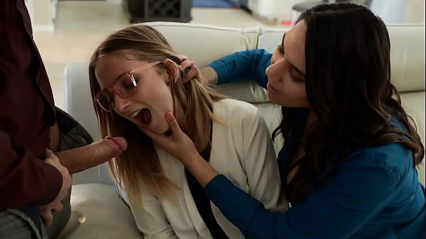 Hot Foster Daughter Offering Her Body to Her New Family – Xfoster